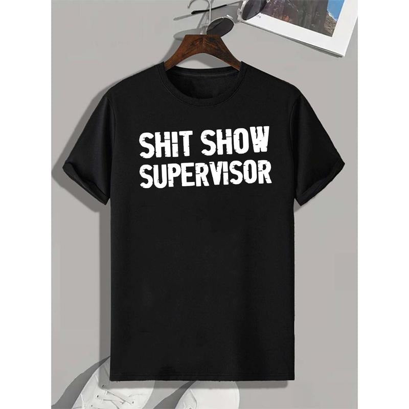 Men's Casual & Stylish T-shirt, Letter Print T-shirt For Sports & Exercise made in USA Hoodie, Sweatshirt | HypeCrazeTee.com