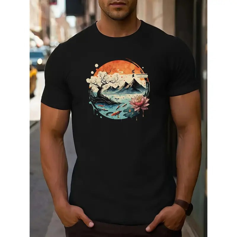 Men's Casual Athletic Short Sleeve T-Shirt