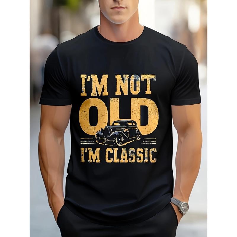 Men's Cool Graphic Print T-Shirt - Casual Crew Neck, Short Sleeve, Summer Outdoor Wear Hoodie, Sweatshirt | HypeCrazeTee.com