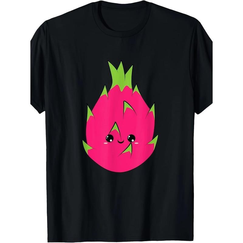 Men's Cute Dragon Fruit Graphic Tee