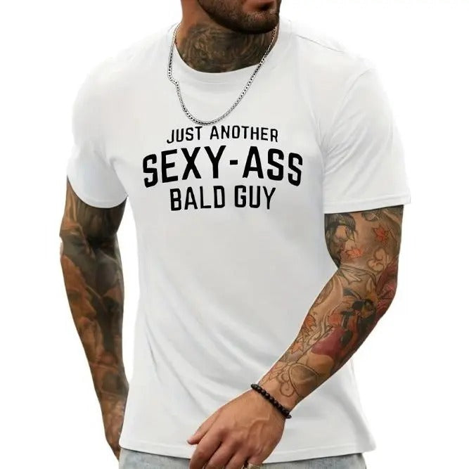 Men's Fashion Crew Neck Short Sleeve Sports T-Shirt - Comfortable, Versatile, and Sporty