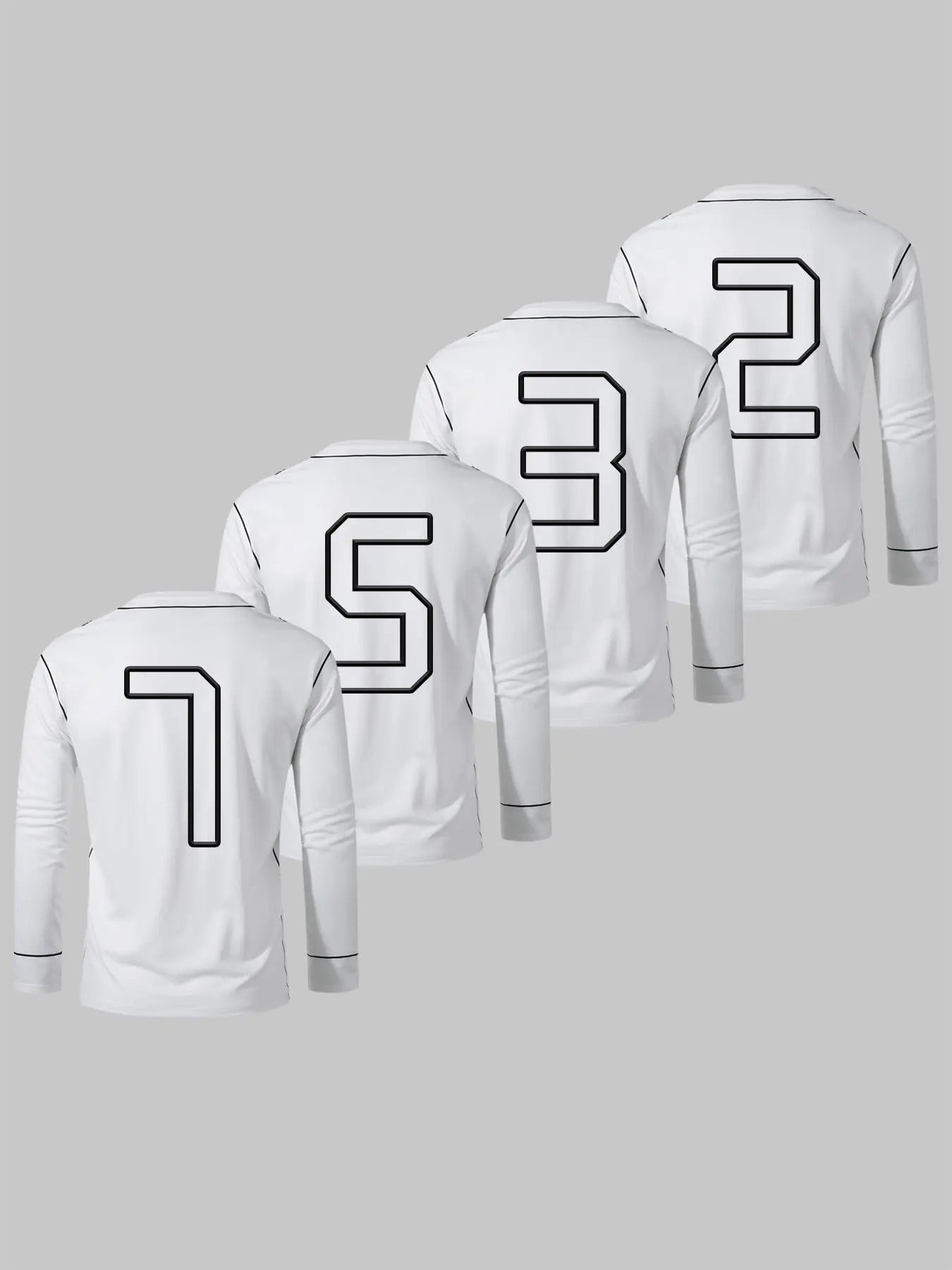Men's Figure Print Round Neck Graphic  Tee, Loose Long Sleeve  T-shirt, Casual Top for Spring & Fall Hoodie, Sweatshirt