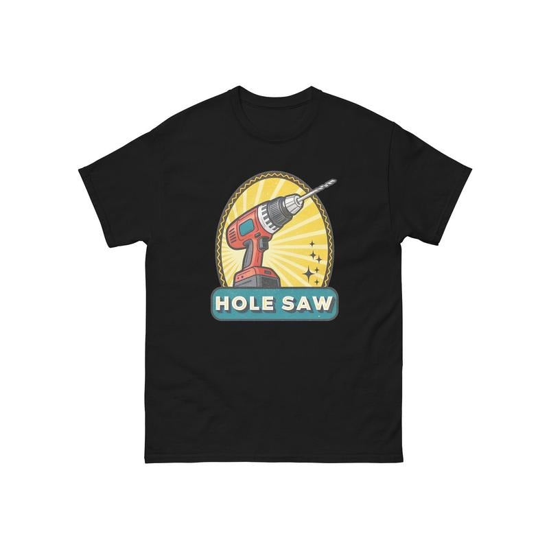 Men's Hole Saw Graphic Print T-Shirt
