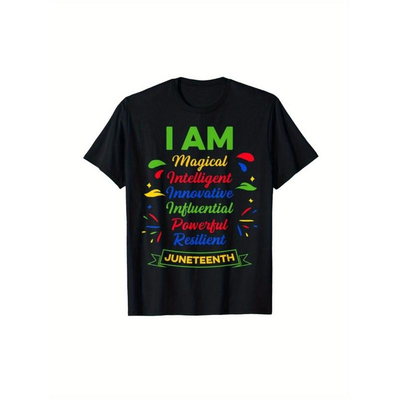 Men's Juneteenth African American Pride T-Shirt