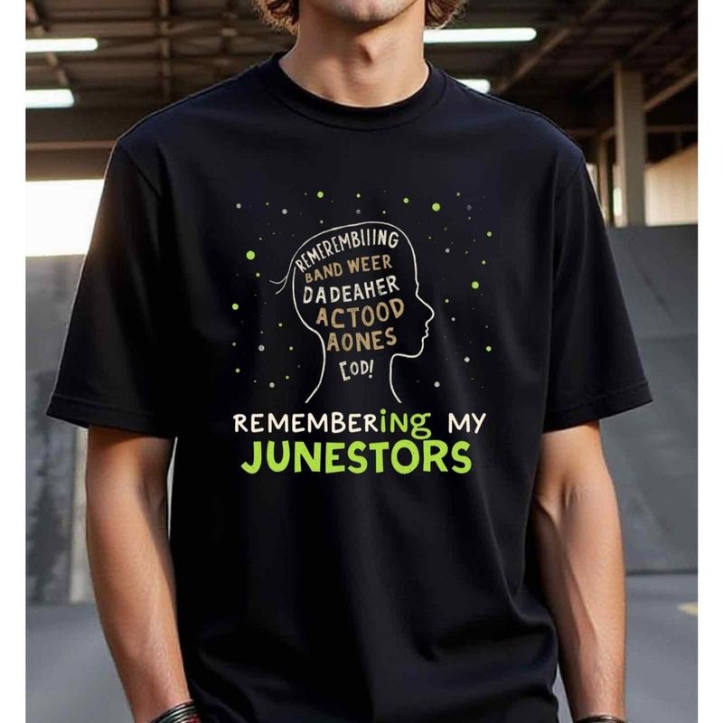 Men's Juneteenth Freedom Celebration T-Shirt - 100% Cotton 180g Crew Neck Short Sleeve, Regular Fit Casual TeeAll-Season...