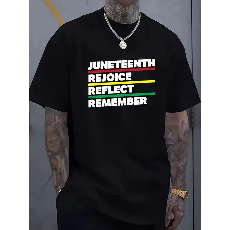 Men's Juneteenth Graphic Cotton T-Shirt