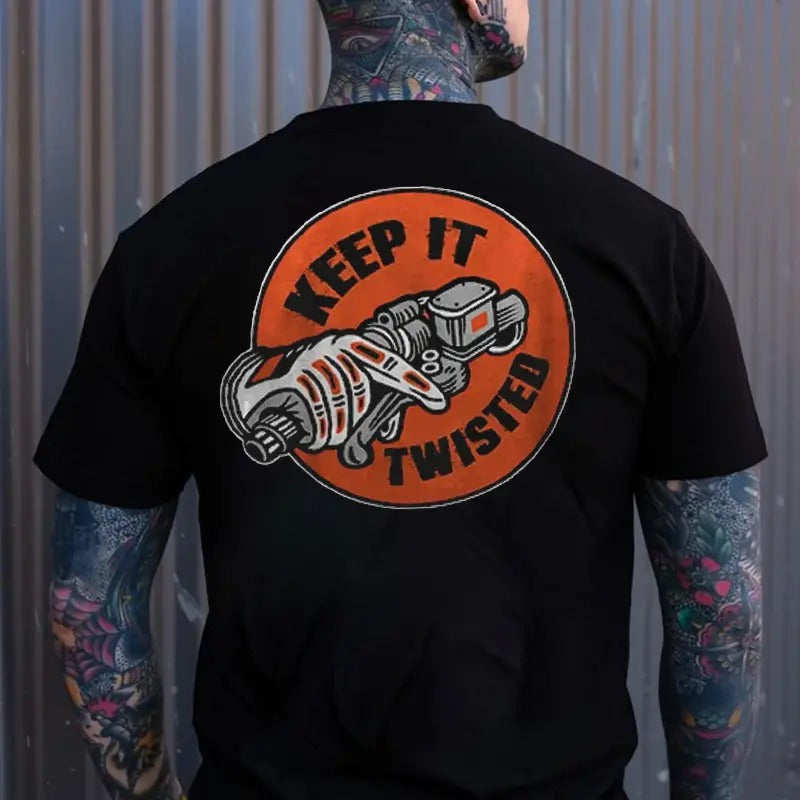 KEEP TWISTED Motor Head Casual Print Shirt Naughty Clothes Shirt Naughty Clothes Classic Cotton Fabric Menswear T-Shirts, Hoodie, Sweatshirt