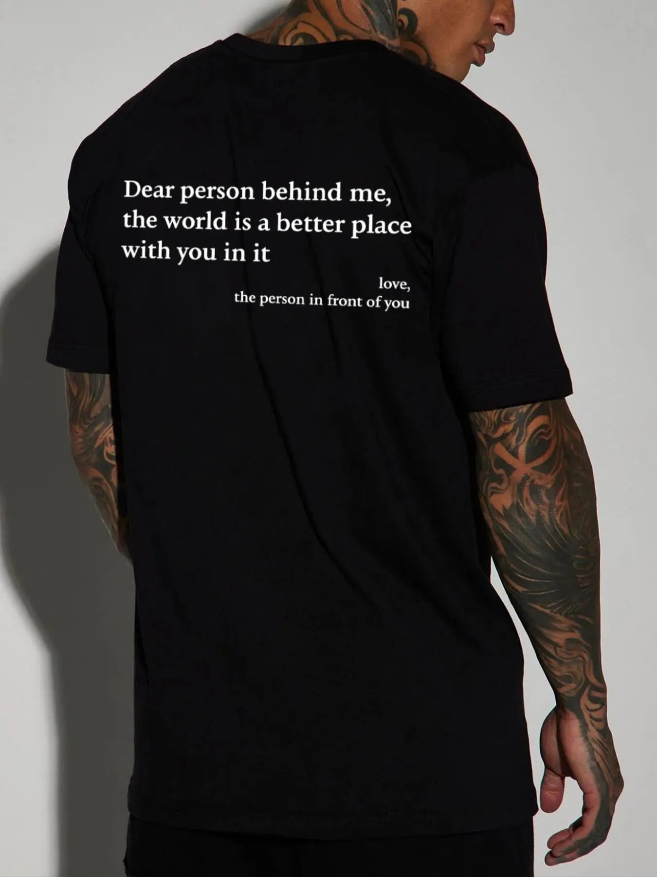 Men's Letter Print Round Neck Tee, Regular Fit Short Sleeve Crew Neck T-Shirt for Summer, Casual Men's Top for Daily Wear...