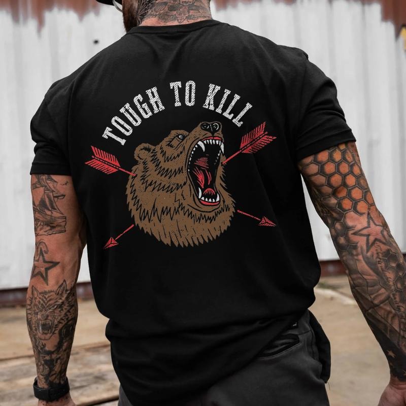Men's T-shirt, Tough To Kill Printed Men's T-shirt, Gifts for the Man of Character,Merch gift Hoodie, Sweatshirt