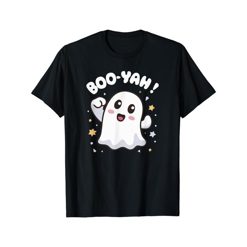 Men's T-shirts, men's personality, cute ghosts of excitement, men's outdoor casual tops, comfort and fashion coexist Made...
