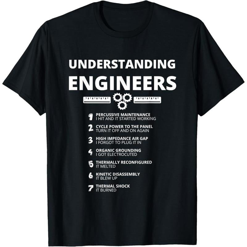 Men's Understanding Engineers - Funny Sarcastic Engineering Gift T-Shirt Hoodie, Sweatshirt | HypeCrazeTee.com