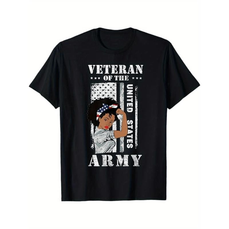 Men's and Women's US Army Veteran, Proud Black Female Soldier T-Shirt Hoodie, Sweatshirt | HypeCrazeTee.com