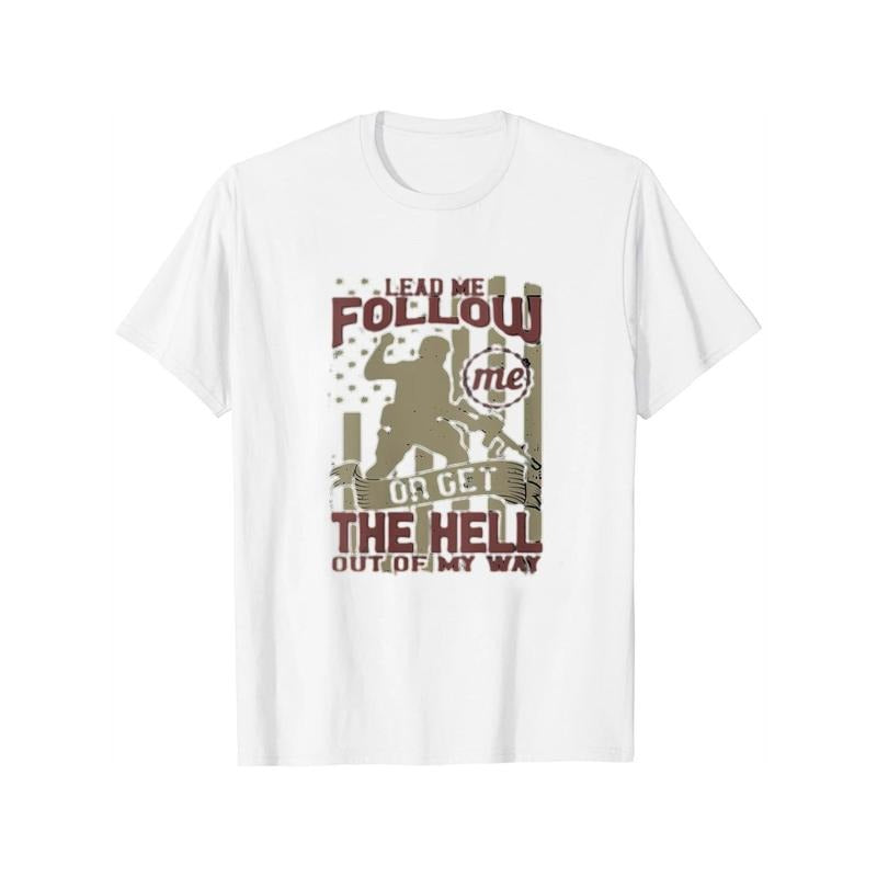 Men's and Womens American Soldiers US Army Flag Military Round Neck T-Shirt White Large Hoodie, Sweatshirt | HypeCrazeTee.com