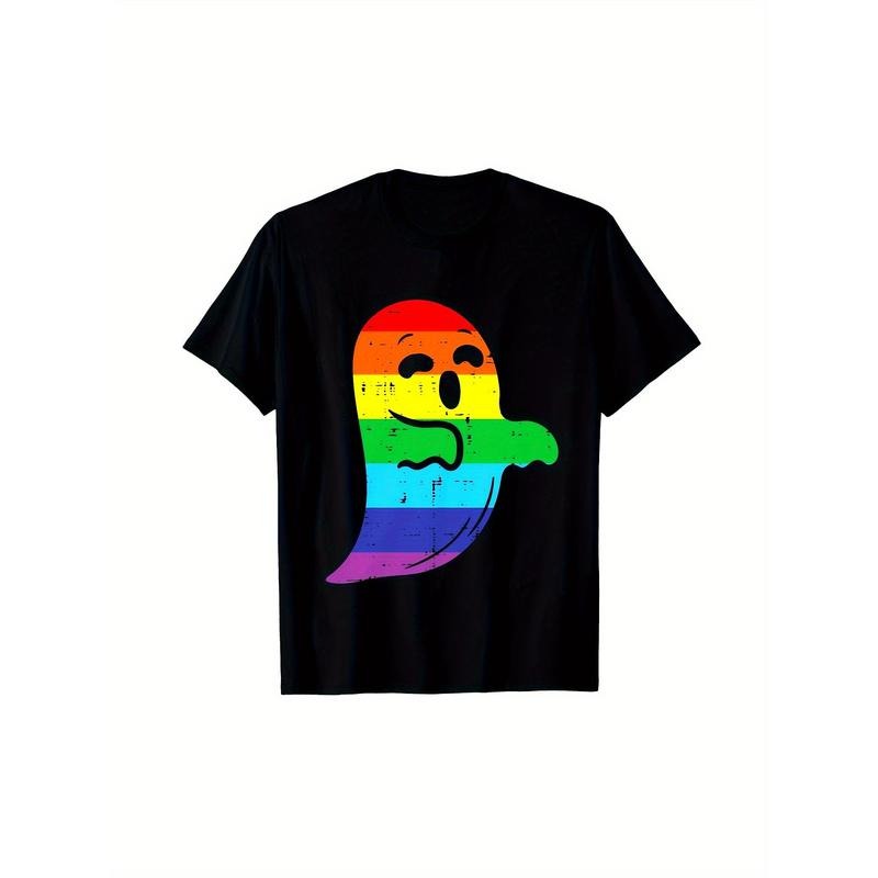 Men's black Halloween printed cotton T-shirt Made in USA Hoodie, Sweatshirt | HypeCrazeTee.com