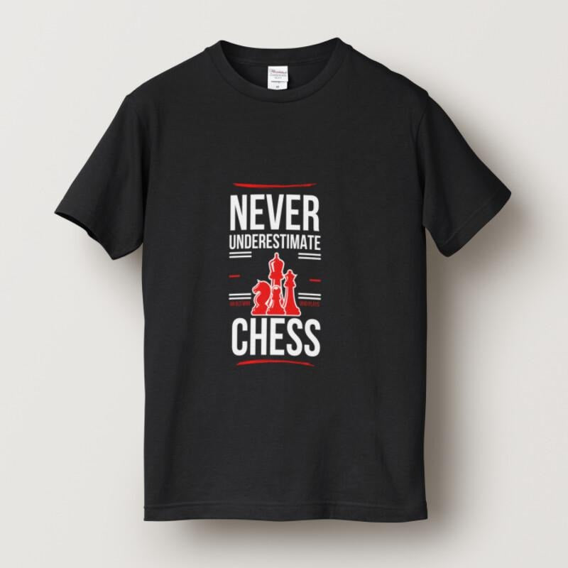 Men's graphic tees Fashionable Crew Neck T-Shirt - Comfortable Fit, Slight Stretch, PatternedPrint Chess Lover...