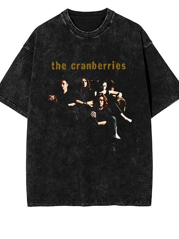 Men's washed cotton TTG shirt The Cranberries band T-shirt unisex, vintage The Cranberries band T-shirt 339913 vintage...