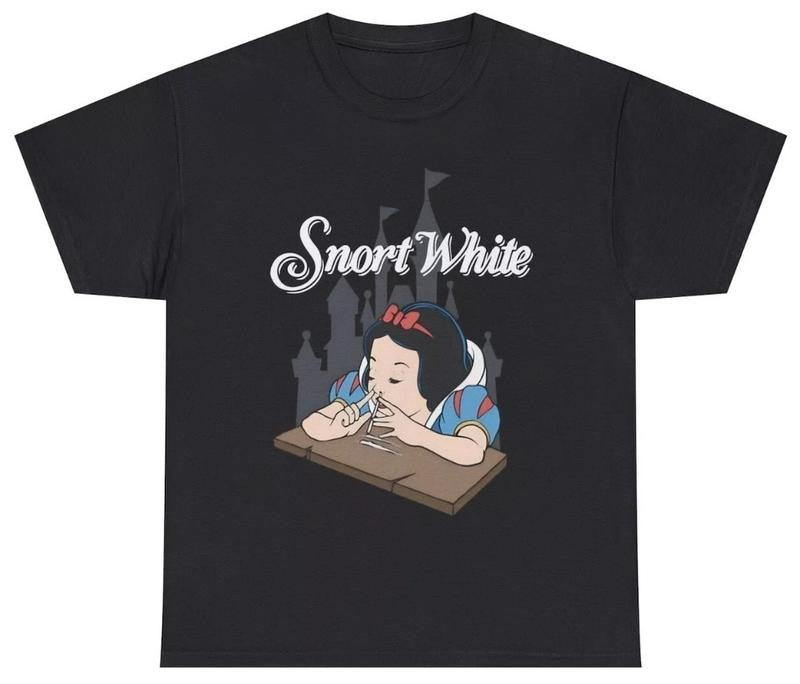 Mens Snort White T Shirt Funny Sarcastic Key Bump Snow Tee Hoodie, Sweatshirt | HypeCrazeTee.com