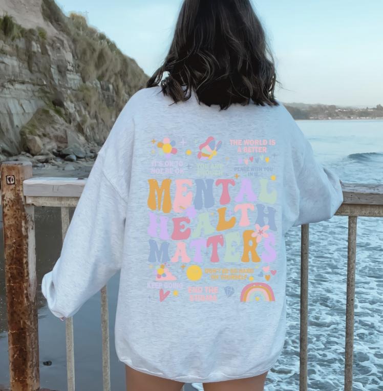 Mental Health Matters ~ Relaxed Fit Printed USA Womenswear Casual Comfortable T-Shirts, Hoodie, Sweatshirt