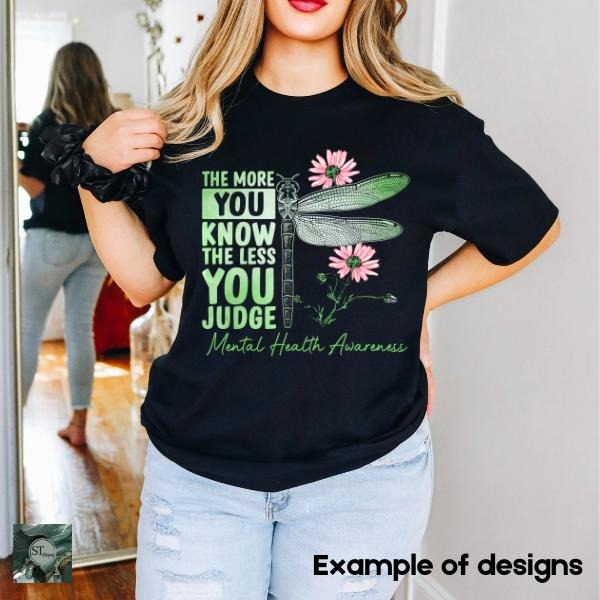 Mental Heath Awareness Mystery Statement T-Shirt Black or White Hoodie, Sweatshirt | HypeCrazeTee.com