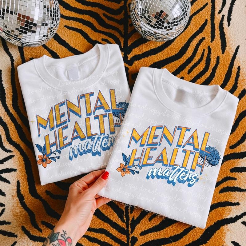 Mental health matters DTF Transfers - THIS IS NOT A SHIRT Hoodie, Sweatshirt | HypeCrazeTee.com