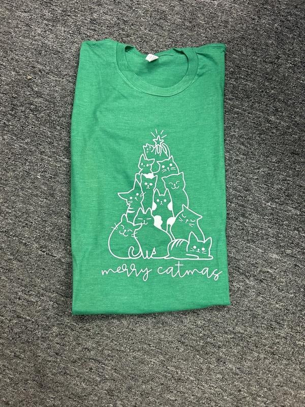 Merry CATmas Random Graphic T-Shirt Hoodie, Sweatshirt | HypeCrazeTee.com