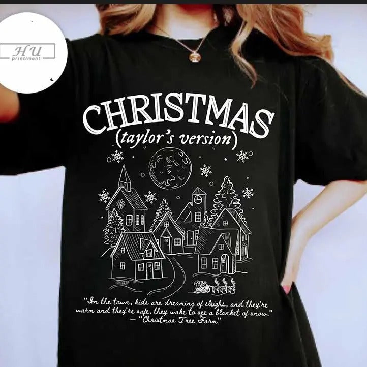 Merry Christmas Shirt, Music Christmas Sweatshirt Tshirt, Cute Winter Sweatshirt Hoodie | HypeCrazeTee.com