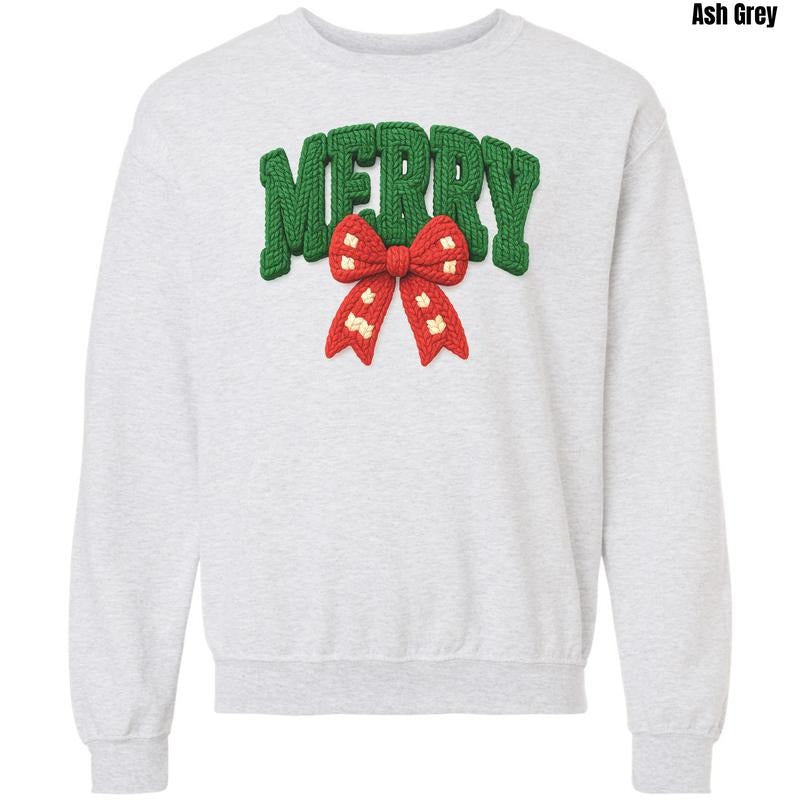 Merry FAKE Crochet Sweatshirt 'NLB' T-Shirts, Hoodie | HypeCrazeTee.com