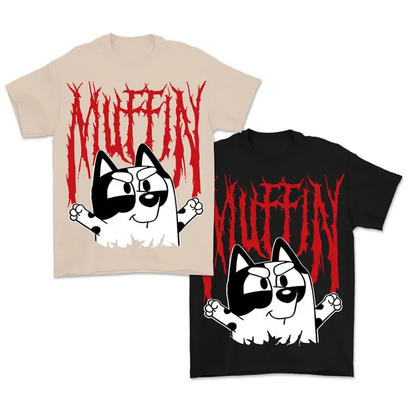 Metal Muffin Shirt Bluey Muffin Metal Shirt Cotton Womenswear T-Shirts, Hoodie, Sweatshirt