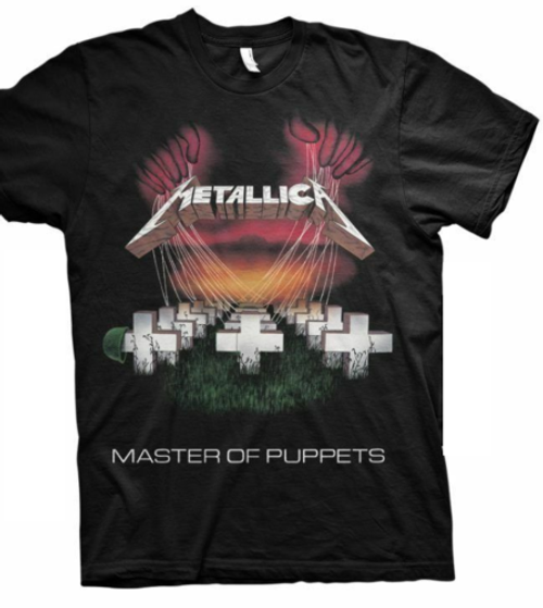 Metallica Master Of Puppets European Tour 86 Man's T-Shirt Tee
