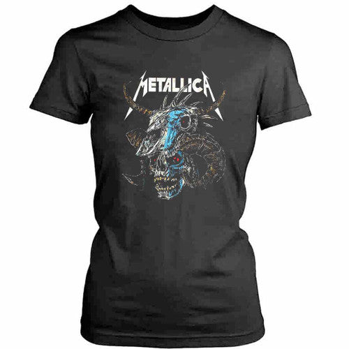 Metallica Retro Vintage Graphic Womens T-Shirt Tee