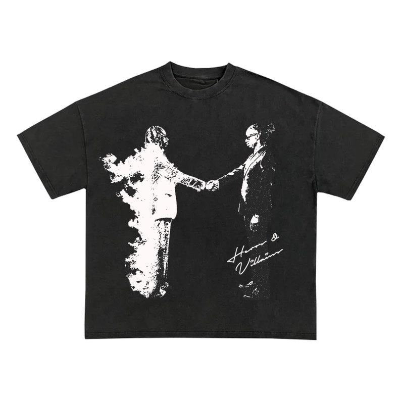 Metro Boomin Heroes & Villains Garment Dyed T Shirt Hoodie, Sweatshirt | HypeCrazeTee.com