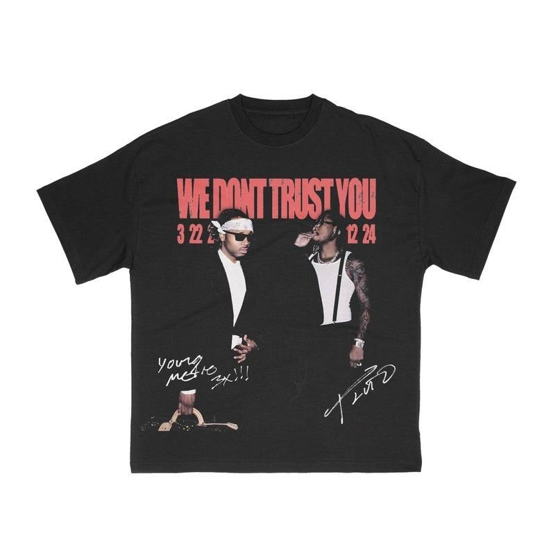 Metro Boomin and Future Shirt, We Don't Trust You Shirt, Rap Merch, Hip Hop Album, Future Freebandz, Metro Boomin, 21...