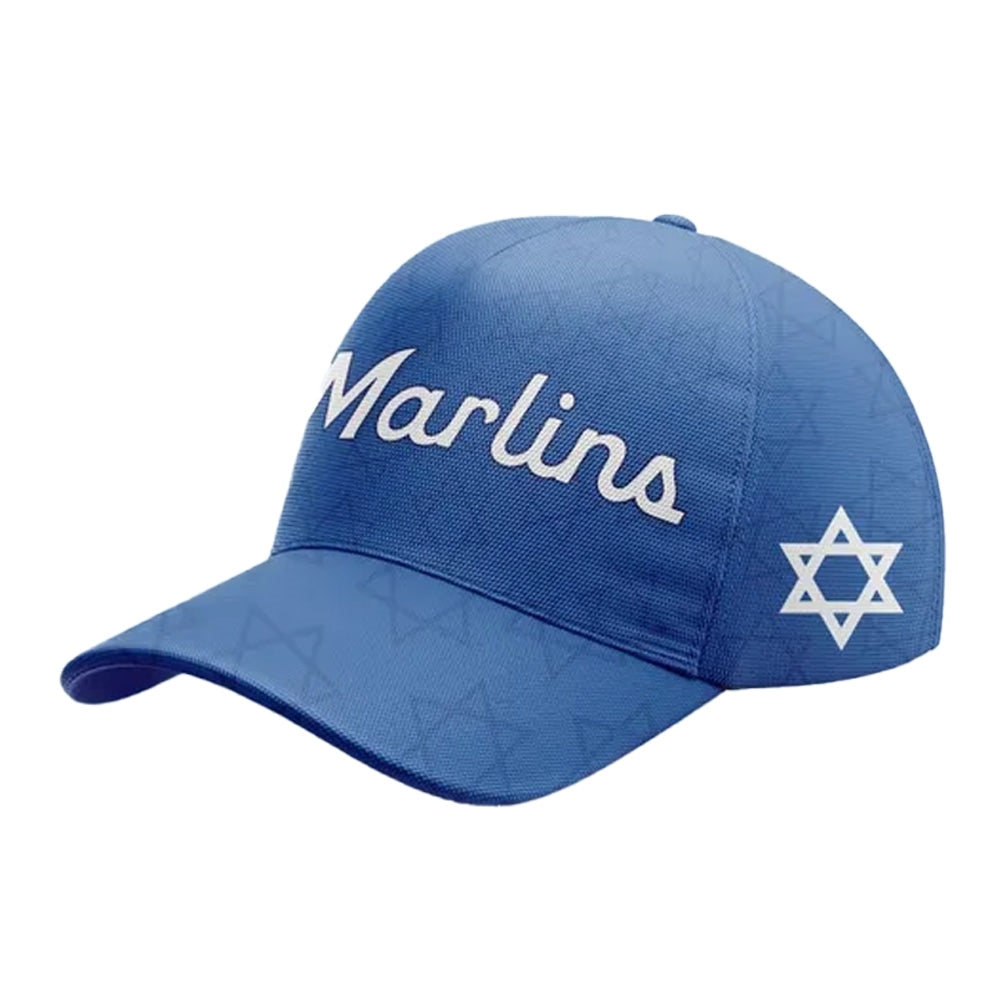 Miami Marlins 2025 Jewish Heritage Night Hat - Grishko.com