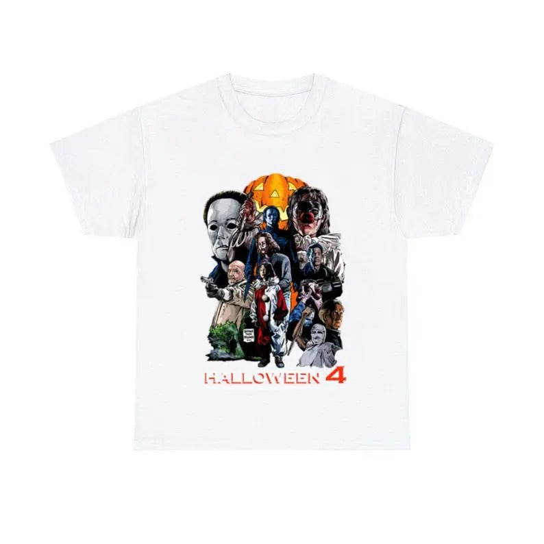 MichMyer Casual Cotton T-Shirt, Halloween 4 The Return Of Mich.Myers T-Shirt, Relaxed Fit Streetwear Tshirt Hoodie,...