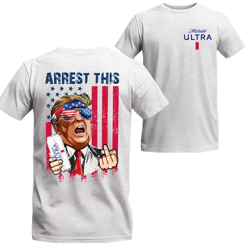 Michelob Ultra Beer Arrest This Trummp 2024 T-Shirt Sweatshirt Hoodie, Michelob Ultra Beer Shirt, Trummp 2024 Shirt, 2...
