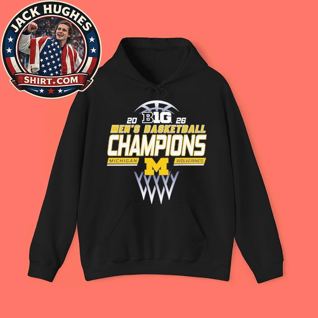 Michigan Wolverines Blue 84 Unisex 2026 Big Ten Men’s Basketball Regular Season Champions Shirt