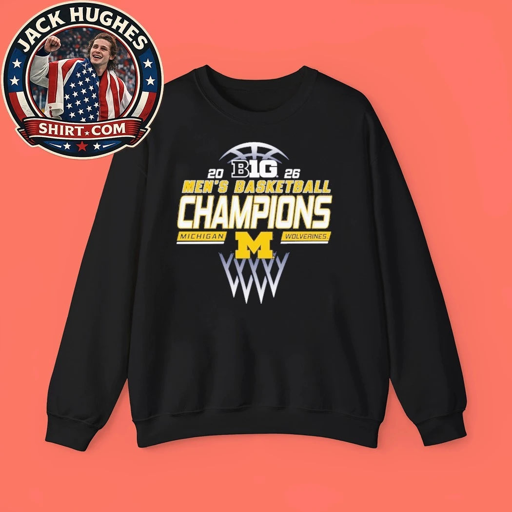 Michigan Wolverines Blue 84 Unisex 2026 Big Ten Men’s Basketball Regular Season Champions Shirt