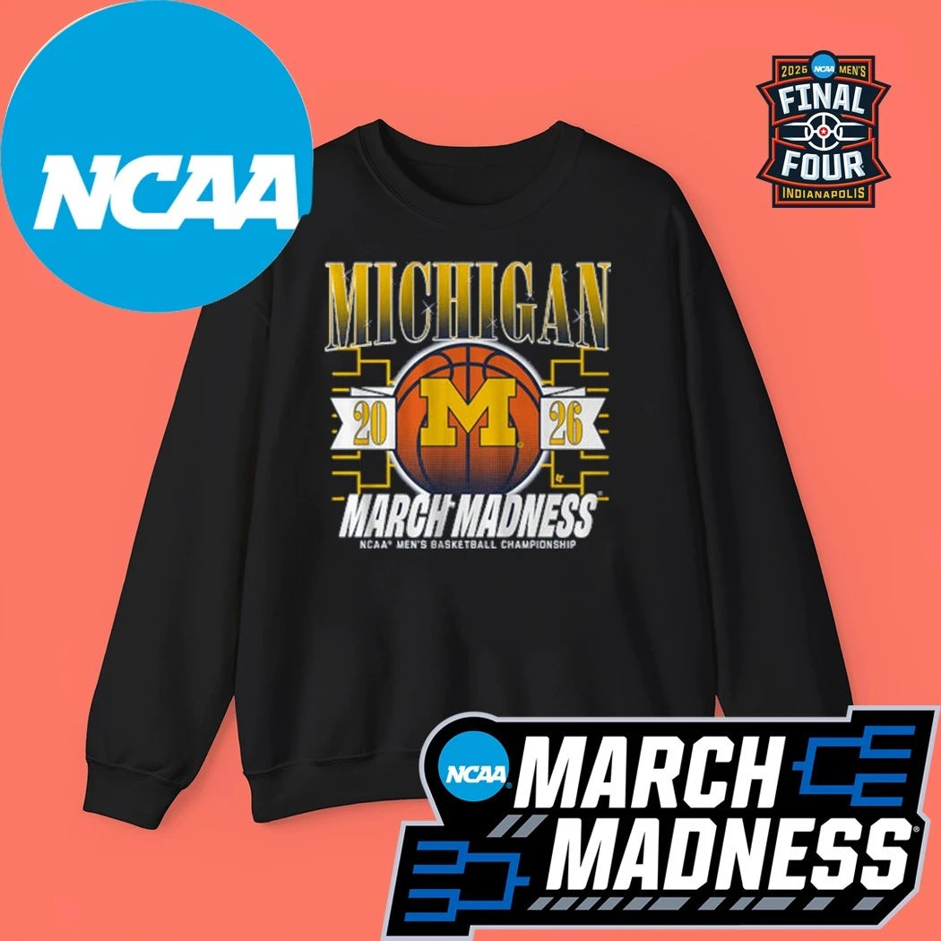Michigan Wolverines MBB 2026 NCAA Women’s Basketball Championship March Madness Logo Shirt