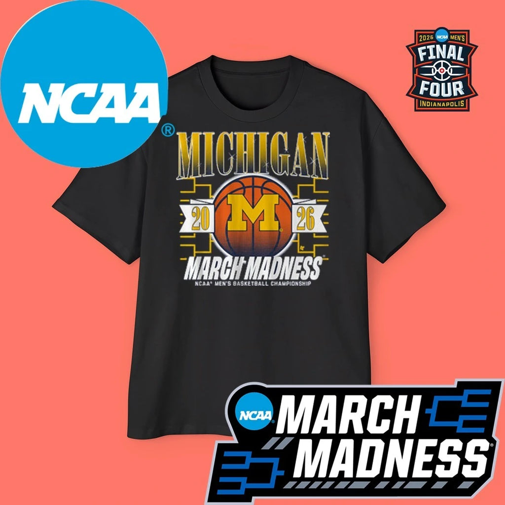 Michigan Wolverines MBB 2026 NCAA Women’s Basketball Championship March Madness Logo Shirt