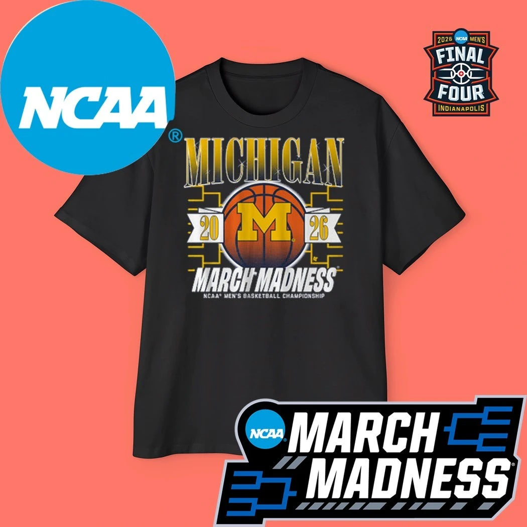 Michigan Wolverines MBB 2026 NCAA Women’s Basketball Championship March Madness Logo Shirt