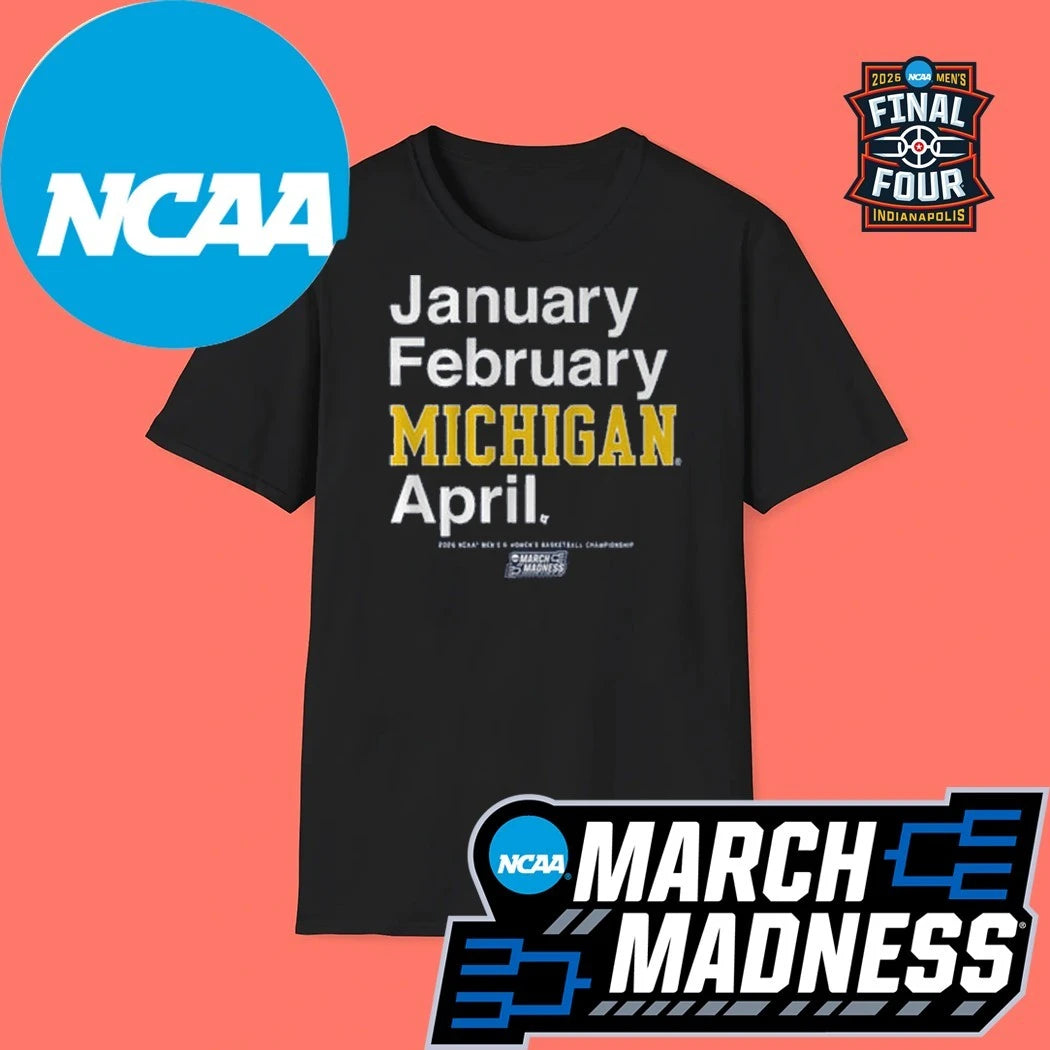 Michigan Wolverines MBB and WBB 2026 NCAA Men’s Basketball Championship March Madness Month Logo Shirt