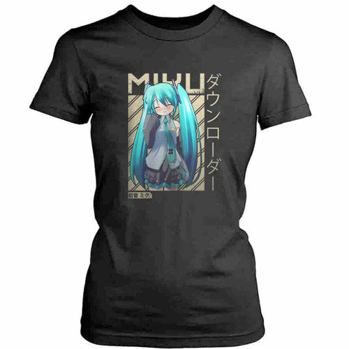 Miku Hatsune Miku Anime Womens T-Shirt Tee