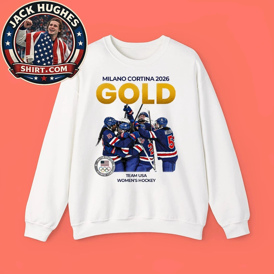 Milano Cortina 2026 Gold Team USA Women’s Hockey New York Rangers Signature 2026 Shirt