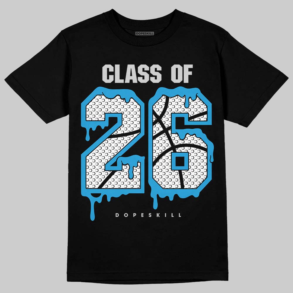 Military Blue 4s DopeSkill T-Shirt 26 Drip Graphic