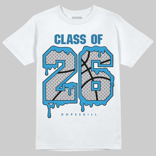 Military Blue 4s DopeSkill T-Shirt 26 Drip Graphic