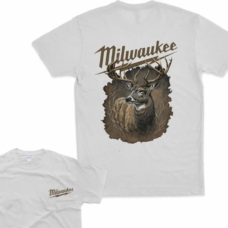 Milwaukee 2-Sided T-Shirt  Graphic Design for Outdoor Top Hoodie, Sweatshirt | HypeCrazeTee.com