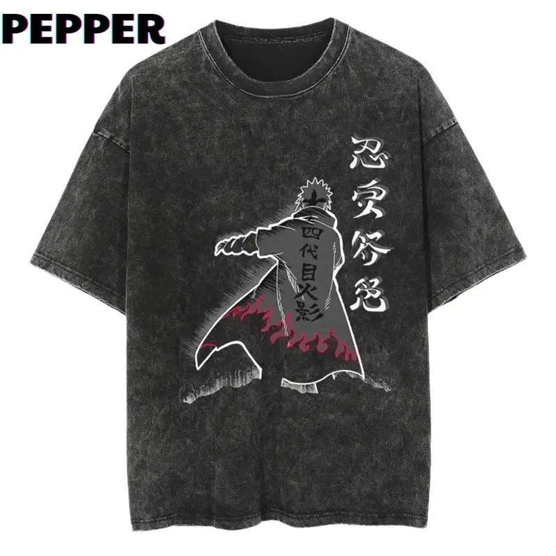 Minato Vintage Washed Shirt Menswear Top Underwear Tshirt Hoodie, Sweatshirt | HypeCrazeTee.com