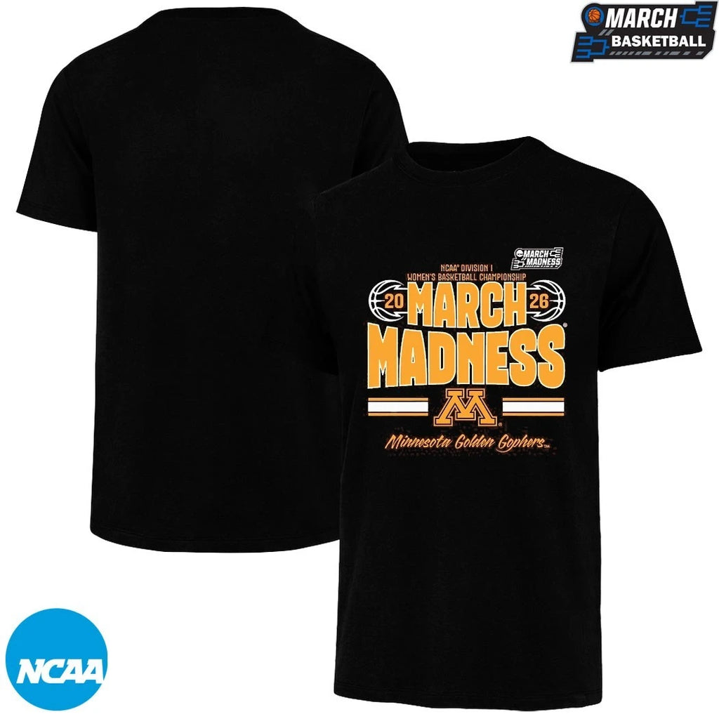 Minnesota Golden Gophers 2026 NCAA Women’s Basketball Tournament March Madness T-Shirts