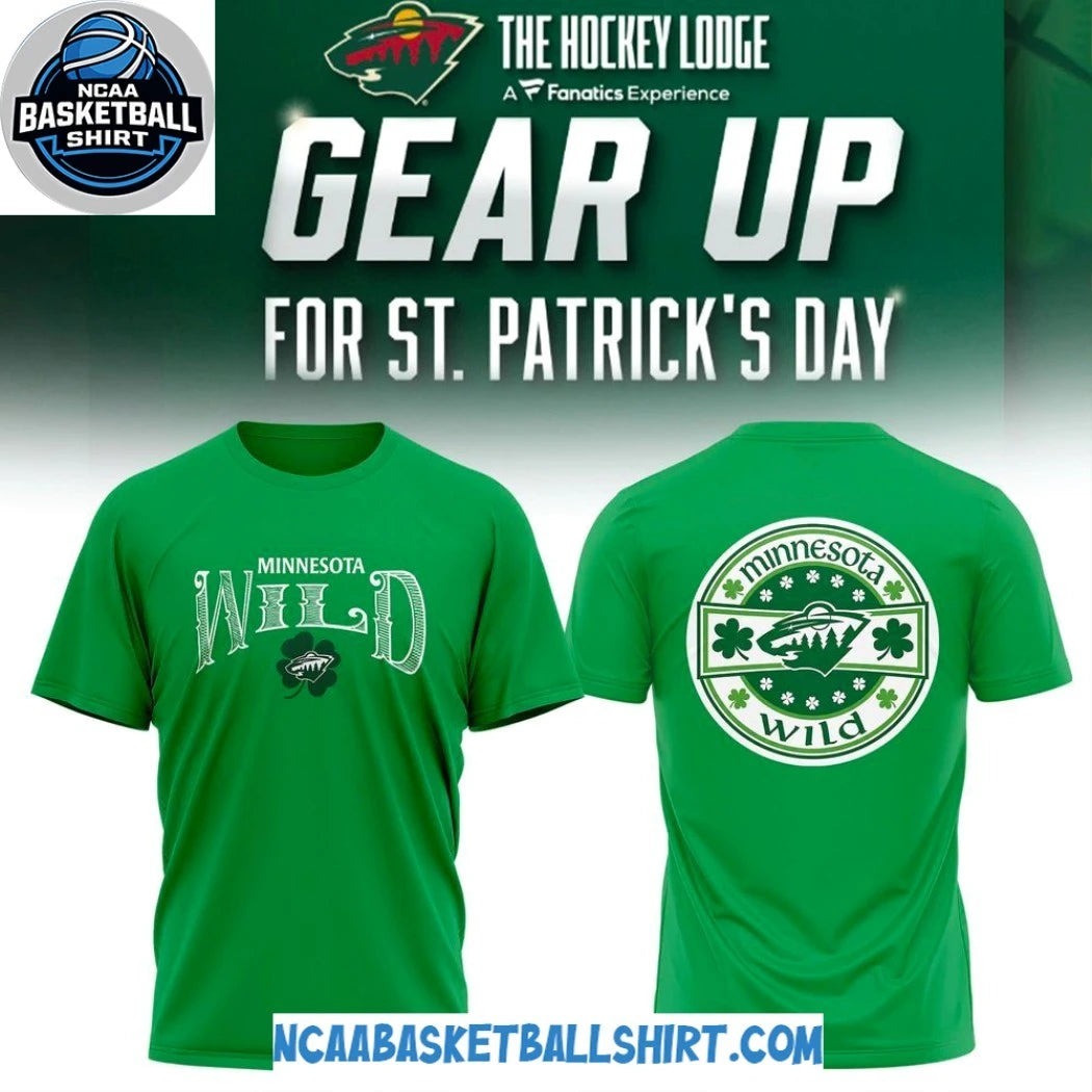 Minnesota Hockey Lucky Green St. Patrick’s Day Fan Shirt