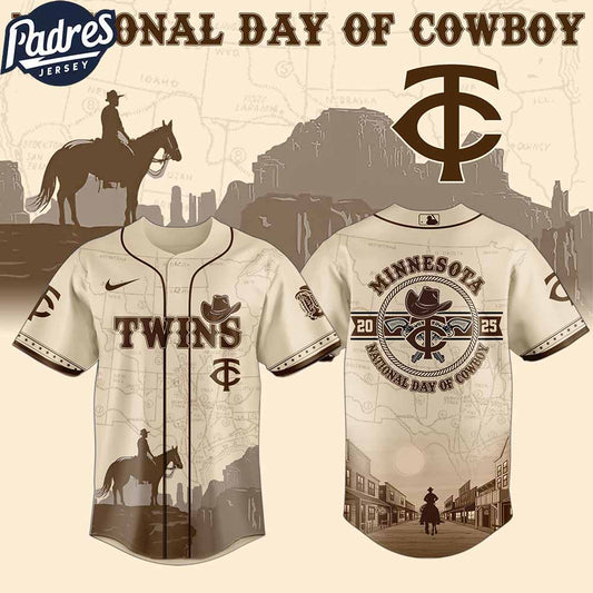 Minnesota Twins MLB X National Day Of Cowboy Personalized Baseball Jersey - Padres Jersey Oasis: Elevate Your Baseball Style Game